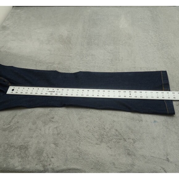 New York & Company Jeans Women's Size 8 Blue Low-Rise Flare Denim 31.5" Inseam - Picture 15 of 15